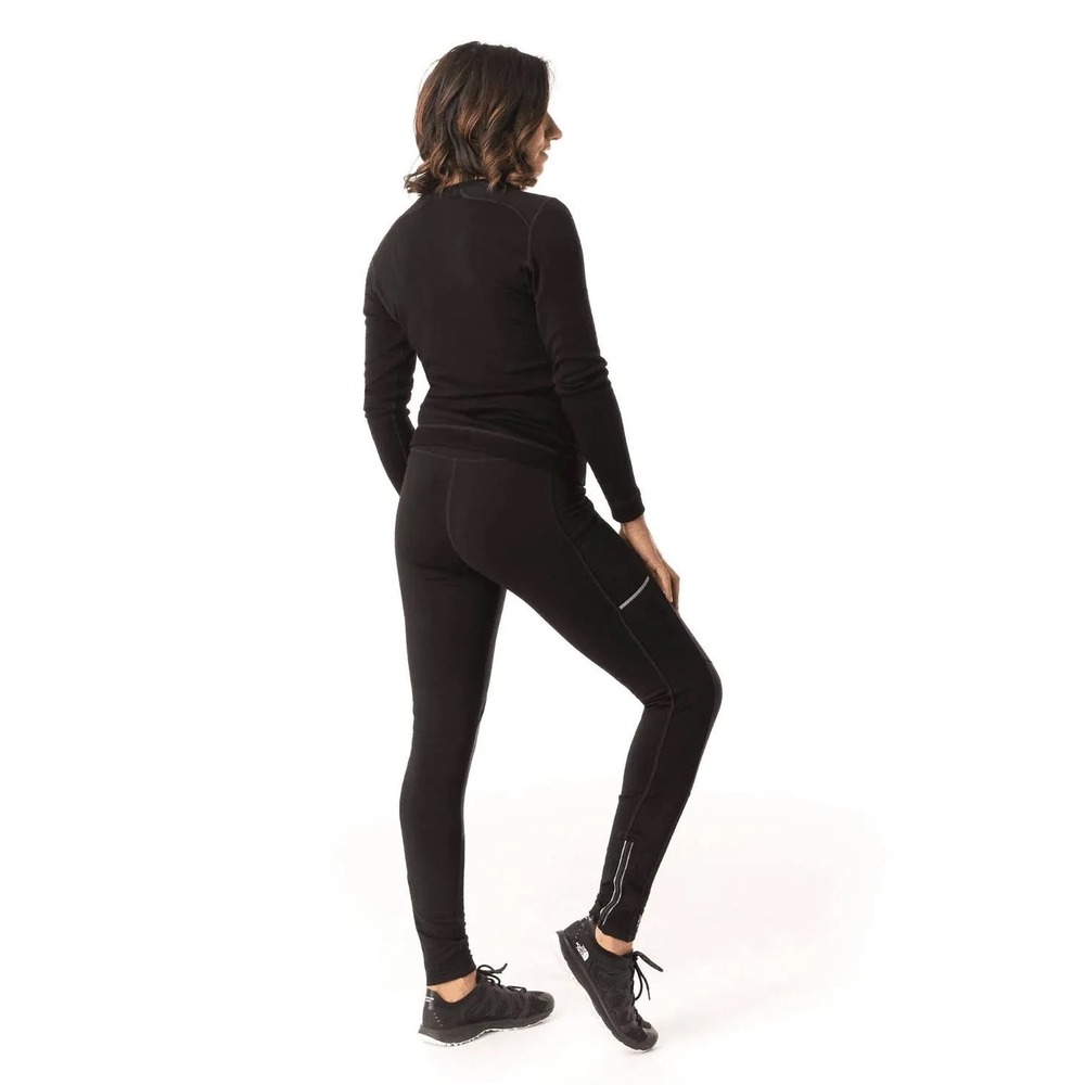 Smartwool Women's Merino Sport Fleece Wind Tights Size Medium Black - Picture 3 of 9